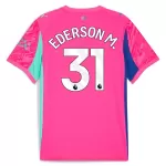 Manchester City Ederson M. 31 Målmandstrøje Herre 25/26 Pink