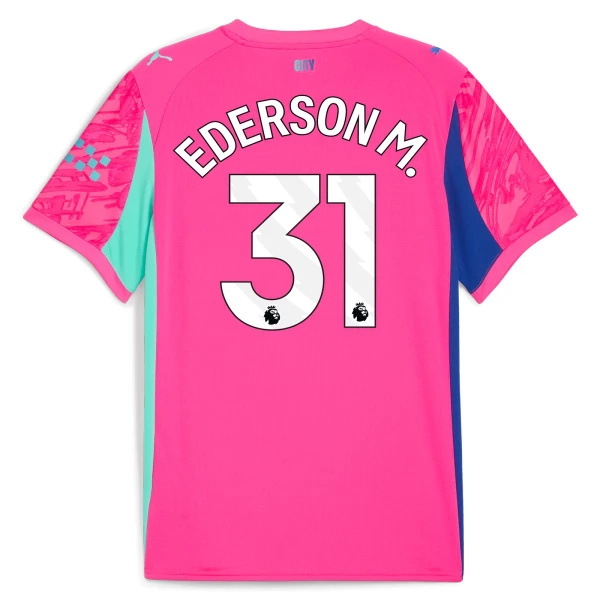 Manchester City Ederson M. 31 Målmandstrøje Herre 25/26 Pink Manchester City Ederson M. 31 Målmandstrøje Herre 25/26 Pink
