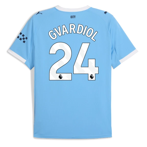 Manchester City Gvardiol 24 Fodboldtrøje Herre Hjemmebane 25/26 Manchester City Gvardiol 24 Fodboldtrøje Herre Hjemmebane 25/26