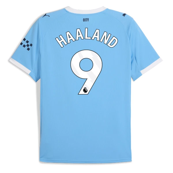 Manchester City Haaland 9 Fodboldtrøje Herre Hjemmebane 25/26 Manchester City Haaland 9 Fodboldtrøje Herre Hjemmebane 25/26