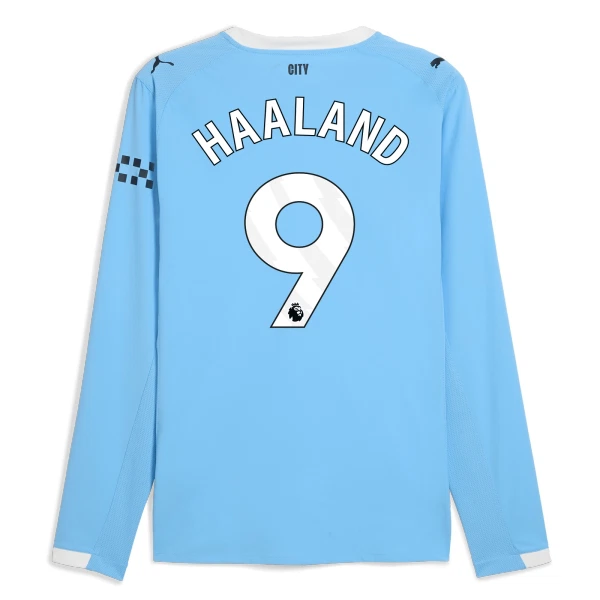 Manchester City Haaland 9 Fodboldtrøje Herre Hjemmebane 25/26 Langærmet Manchester City Haaland 9 Fodboldtrøje Herre Hjemmebane 25/26 Langærmet