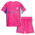 Manchester City Målmandstrøje Børn 25/26 Pink