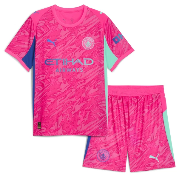Manchester City Målmandstrøje Børn 25/26 Pink Manchester City Målmandstrøje Børn 25/26 Pink