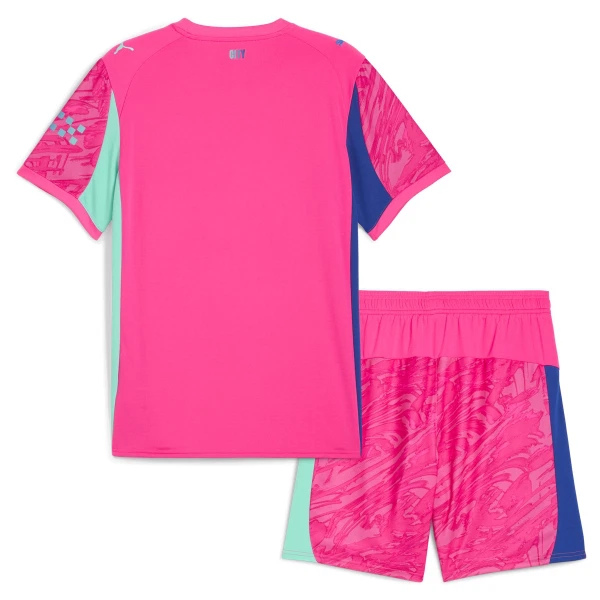Manchester City Målmandstrøje Børn 25/26 Pink