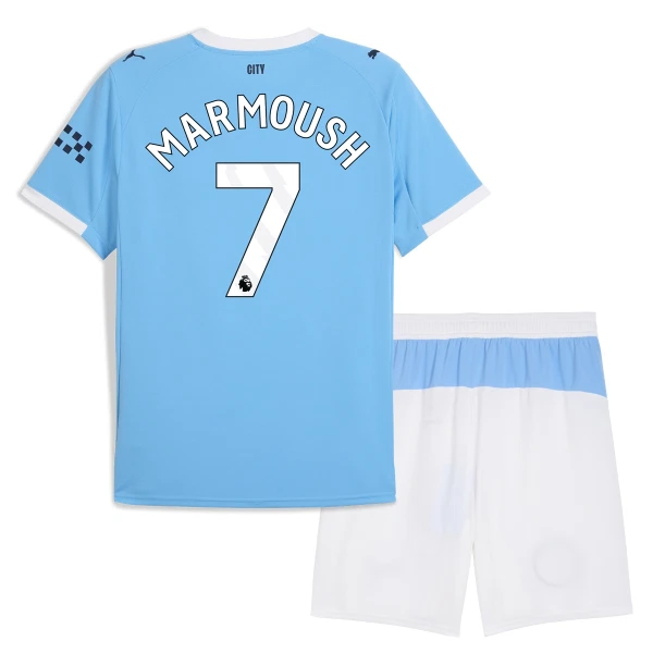 Manchester City Marmoush 7 Fodboldtrøje Børn Hjemmebane 25/26 Manchester City Marmoush 7 Fodboldtrøje Børn Hjemmebane 25/26