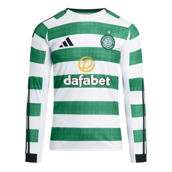 Celtic FC Fodboldtrøje Herre Hjemmebane 25/26 Langærmet Celtic FC Fodboldtrøje Herre Hjemmebane 25/26 Langærmet