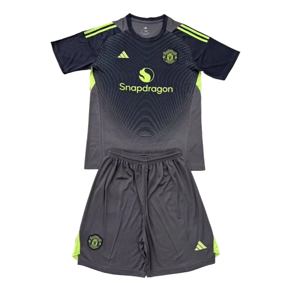 Manchester United Målmandstrøje Børn 25/26 Sort Manchester United Målmandstrøje Børn 25/26 Sort