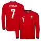 Portugal Ronaldo 7 Fodboldtrøje Herre Hjemmebane 2025 Langærmet Portugal Ronaldo 7 Fodboldtrøje Herre Hjemmebane 2025 Langærmet