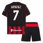 AC Milan Gimenez 7 Fodboldtrøje Børn Hjemmebane 25/26
