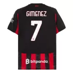 AC Milan Gimenez 7 Fodboldtrøje Herre Hjemmebane 25/26