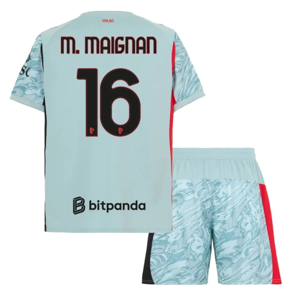 AC Milan M. Maignan 16 Målmandstrøje Børn 25/26 Blå AC Milan M. Maignan 16 Målmandstrøje Børn 25/26 Blå