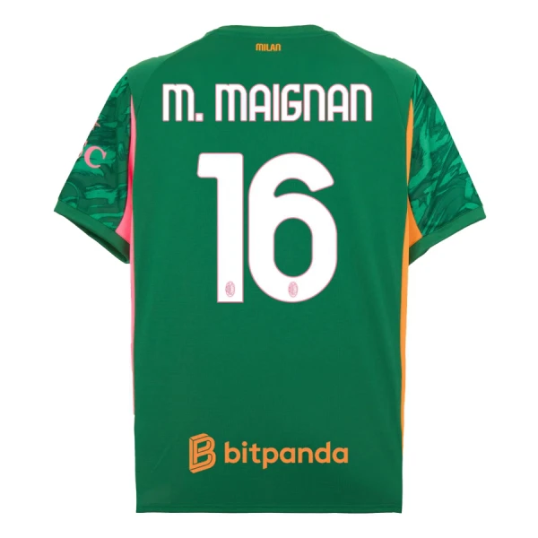 AC Milan M. Maignan 16 Målmandstrøje Herre 25/26 Grøn AC Milan M. Maignan 16 Målmandstrøje Herre 25/26 Grøn