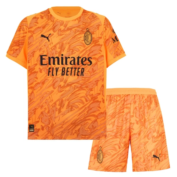 AC Milan Målmandstrøje Børn 25/26 Orange AC Milan Målmandstrøje Børn 25/26 Orange