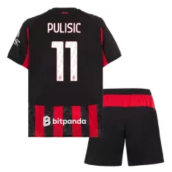 AC Milan Pulisic 11 Fodboldtrøje Børn Hjemmebane 25/26