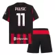 AC Milan Pulisic 11 Fodboldtrøje Børn Hjemmebane 25/26 AC Milan Pulisic 11 Fodboldtrøje Børn Hjemmebane 25/26