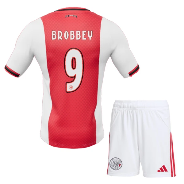 Ajax Brobbey 9 Fodboldtrøje Børn Hjemmebane 25/26 Ajax Brobbey 9 Fodboldtrøje Børn Hjemmebane 25/26