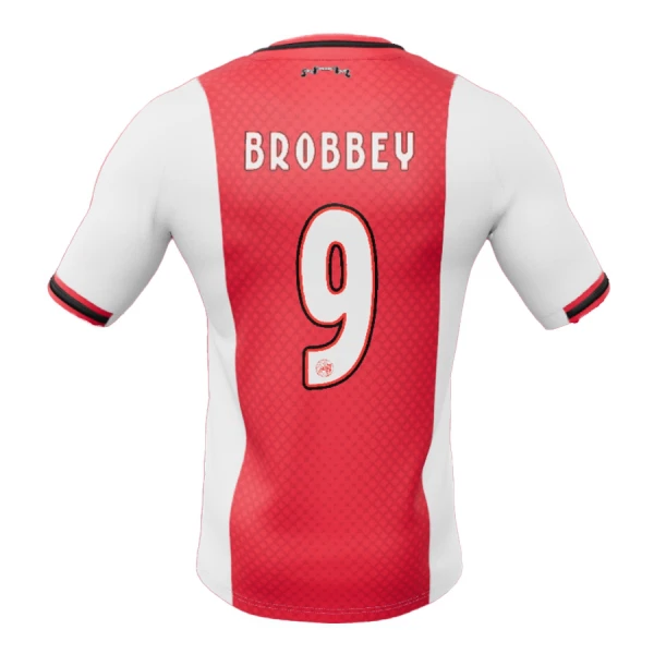 Ajax Brobbey 9 Fodboldtrøje Herre Hjemmebane 25/26