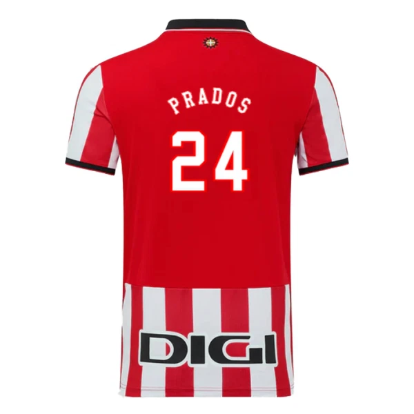 Athletic Bilbao Prados 24 Fodboldtrøje Herre Hjemmebane 25/26 Athletic Bilbao Prados 24 Fodboldtrøje Herre Hjemmebane 25/26