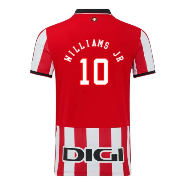 Athletic Bilbao Williams JR 10 Fodboldtrøje Herre Hjemmebane 25/26 Athletic Bilbao Williams JR 10 Fodboldtrøje Herre Hjemmebane 25/26
