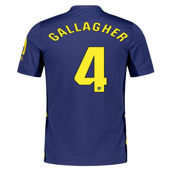 Atlético Madrid Gallagher 4 Fodboldtrøje Herre Udebane 25/26 Atlético Madrid Gallagher 4 Fodboldtrøje Herre Udebane 25/26