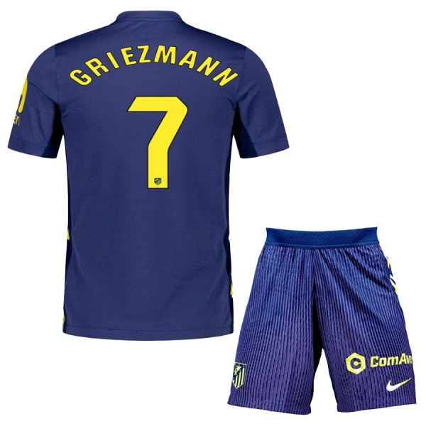Atlético Madrid Griezmann 7 Fodboldtrøje Børn Udebane 25/26