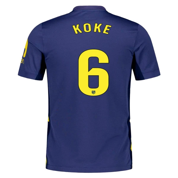 Atlético Madrid Koke 6 Fodboldtrøje Herre Udebane 25/26