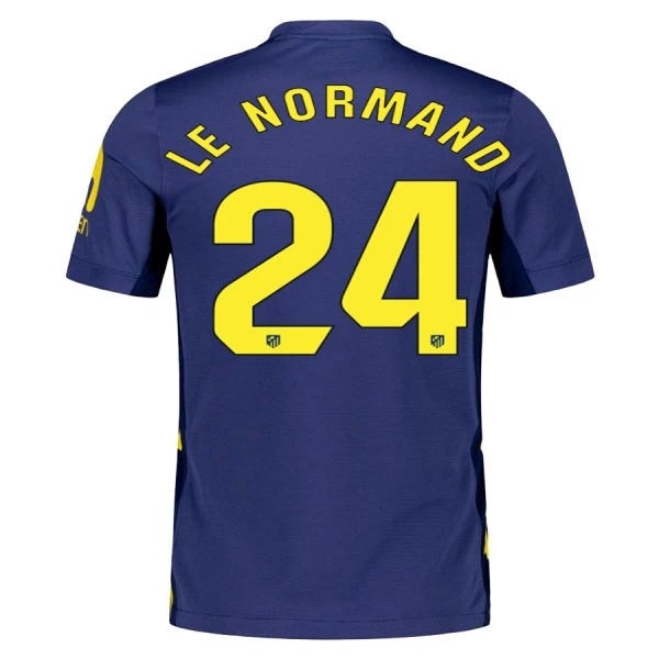 Atlético Madrid Le Normand 24 Fodboldtrøje Herre Udebane 25/26 Atlético Madrid Le Normand 24 Fodboldtrøje Herre Udebane 25/26