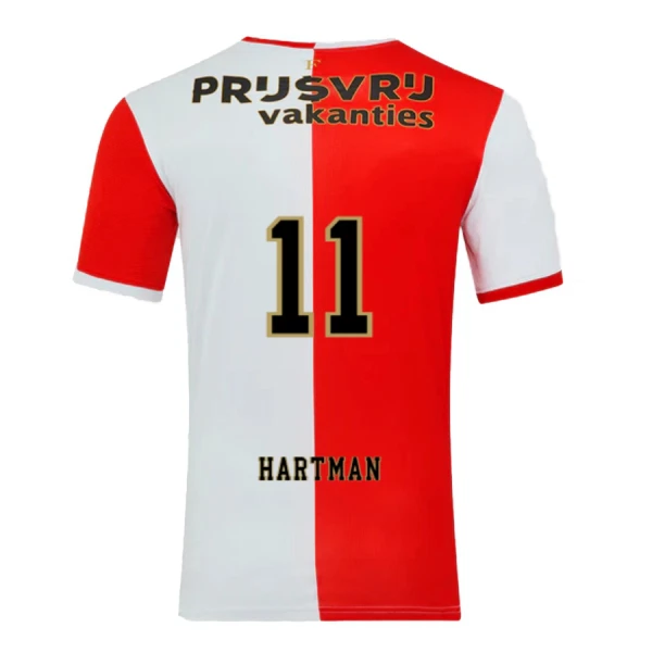 Feyenoord Hartman 11 Fodboldtrøje Herre Hjemmebane 25/26