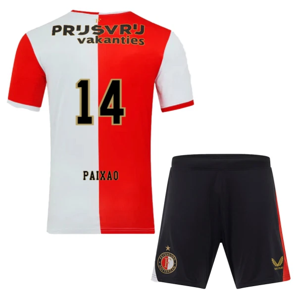 Feyenoord Paixao 14 Fodboldtrøje Børn Hjemmebane 25/26 Feyenoord Paixao 14 Fodboldtrøje Børn Hjemmebane 25/26