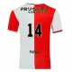 Feyenoord Paixao 14 Fodboldtrøje Herre Hjemmebane 25/26 Feyenoord Paixao 14 Fodboldtrøje Herre Hjemmebane 25/26