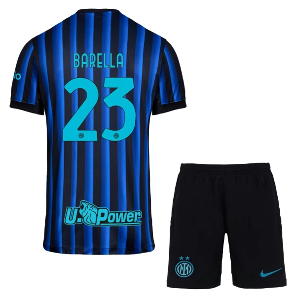 Inter Milan Barella 23 Fodboldtrøje Børn Hjemmebane 25/26 Inter Milan Barella 23 Fodboldtrøje Børn Hjemmebane 25/26