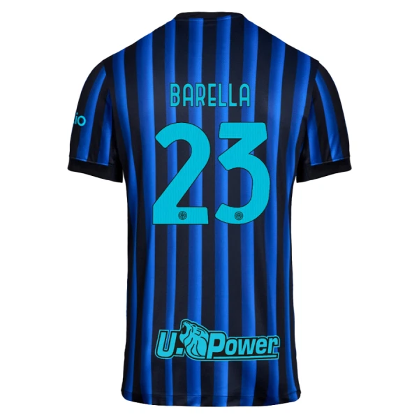 Inter Milan Barella 23 Fodboldtrøje Herre Hjemmebane 25/26 Inter Milan Barella 23 Fodboldtrøje Herre Hjemmebane 25/26