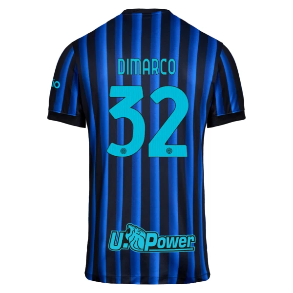 Inter Milan Dimarco 32 Fodboldtrøje Herre Hjemmebane 25/26 Inter Milan Dimarco 32 Fodboldtrøje Herre Hjemmebane 25/26