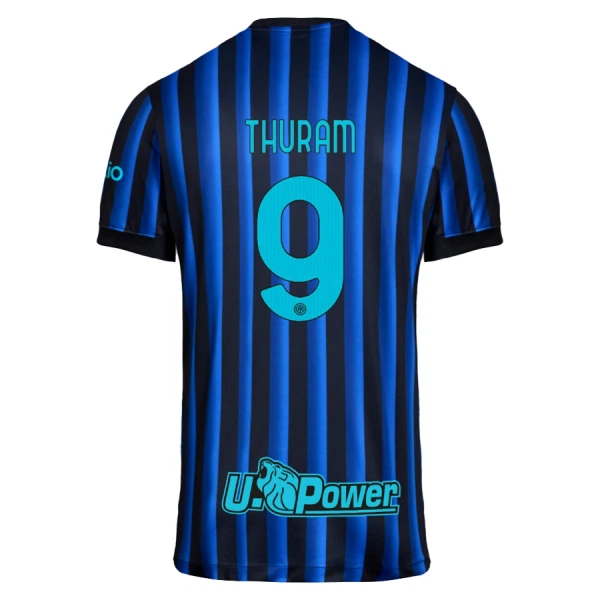 Inter Milan Thuram 9 Fodboldtrøje Herre Hjemmebane 25/26 Inter Milan Thuram 9 Fodboldtrøje Herre Hjemmebane 25/26