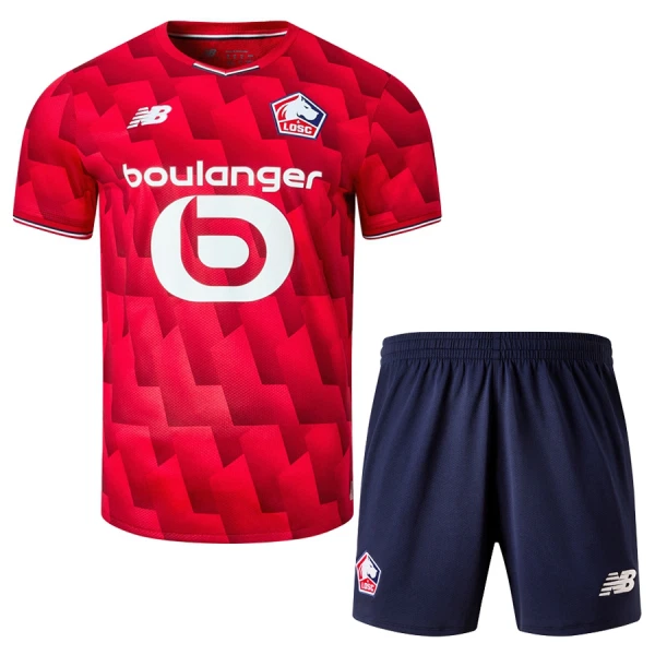 Lille OSC Fodboldtrøje Børn Hjemmebane 25/26 Lille OSC Fodboldtrøje Børn Hjemmebane 25/26