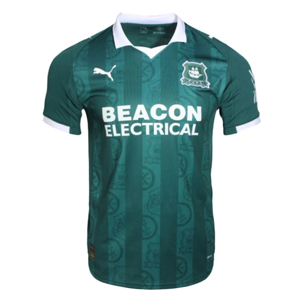Plymouth Argyleh Fodboldtrøje Herre Hjemmebane 25/26 Plymouth Argyleh Fodboldtrøje Herre Hjemmebane 25/26