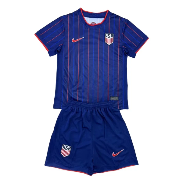 USA Fodboldtrøje Børn Udebane 2025 USA Fodboldtrøje Børn Udebane 2025