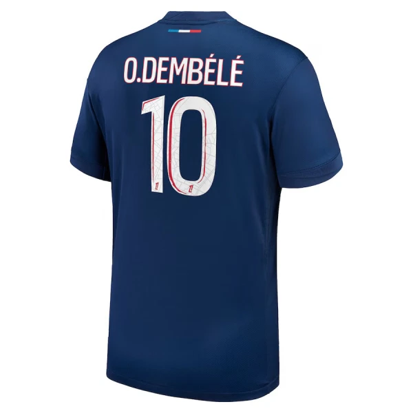 Paris Saint-Germain 1 Star Dembele 10 Fodboldtrøje Herre Hjemmebane 24/25