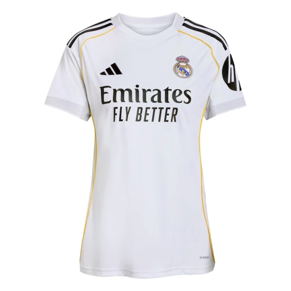 Real Madrid Fodboldtrøje Dame Hjemmebane 25/26 Real Madrid Fodboldtrøje Dame Hjemmebane 25/26