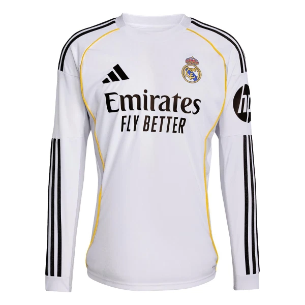 Real Madrid Fodboldtrøje Herre Hjemmebane 25/26 Langærmet
