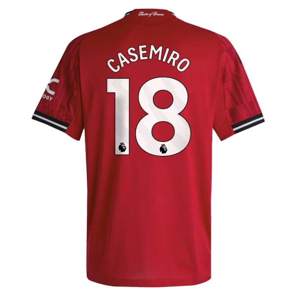 Manchester United Casemiro 18 Fodboldtrøje Herre Hjemmebane 25/26 Manchester United Casemiro 18 Fodboldtrøje Herre Hjemmebane 25/26