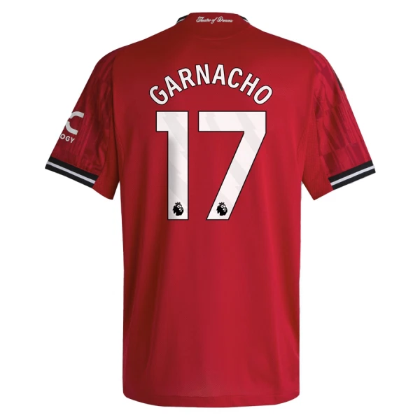 Manchester United Garnacho 17 Fodboldtrøje Herre Hjemmebane 25/26 Manchester United Garnacho 17 Fodboldtrøje Herre Hjemmebane 25/26