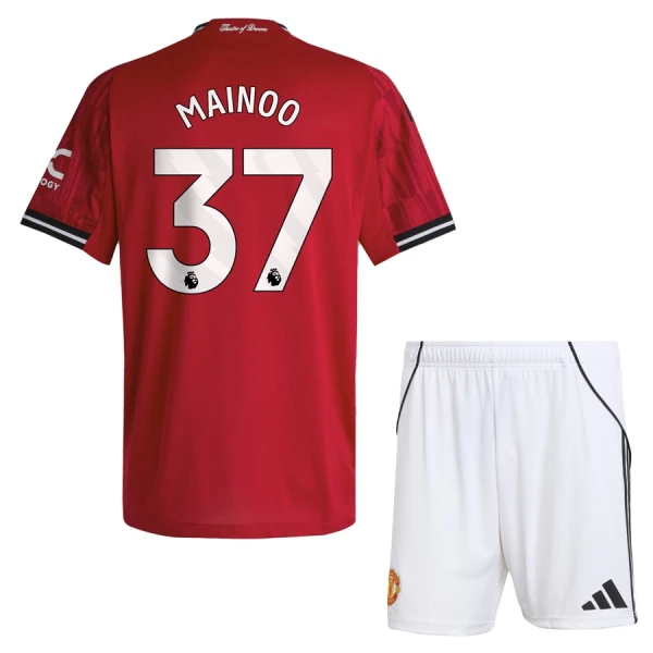 Manchester United Mainoo 37 Fodboldtrøje Børn Hjemmebane 25/26 Manchester United Mainoo 37 Fodboldtrøje Børn Hjemmebane 25/26