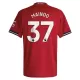 Manchester United Mainoo 37 Fodboldtrøje Herre Hjemmebane 25/26 Manchester United Mainoo 37 Fodboldtrøje Herre Hjemmebane 25/26