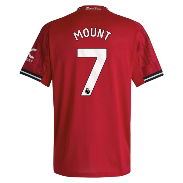 Manchester United Mount 7 Fodboldtrøje Herre Hjemmebane 25/26 Manchester United Mount 7 Fodboldtrøje Herre Hjemmebane 25/26