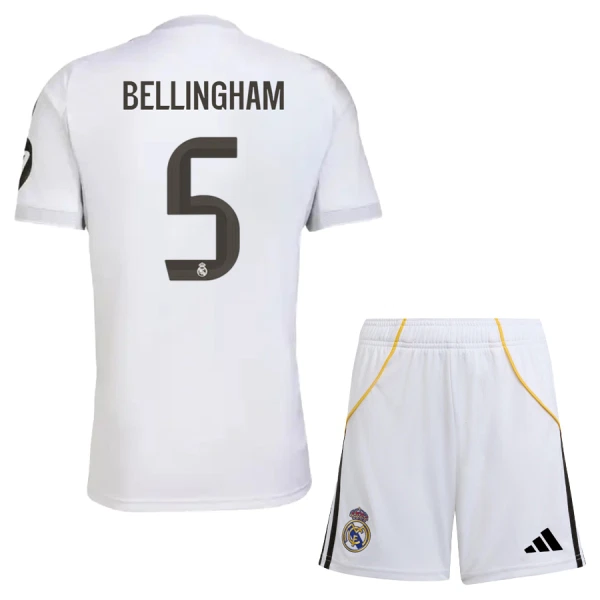 Real Madrid Bellingham 5 Fodboldtrøje Børn Hjemmebane 25/26