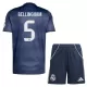 Real Madrid Bellingham 5 Fodboldtrøje Børn Udebane 25/26 Real Madrid Bellingham 5 Fodboldtrøje Børn Udebane 25/26