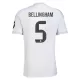 Real Madrid Bellingham 5 Fodboldtrøje Herre Hjemmebane 25/26 Real Madrid Bellingham 5 Fodboldtrøje Herre Hjemmebane 25/26
