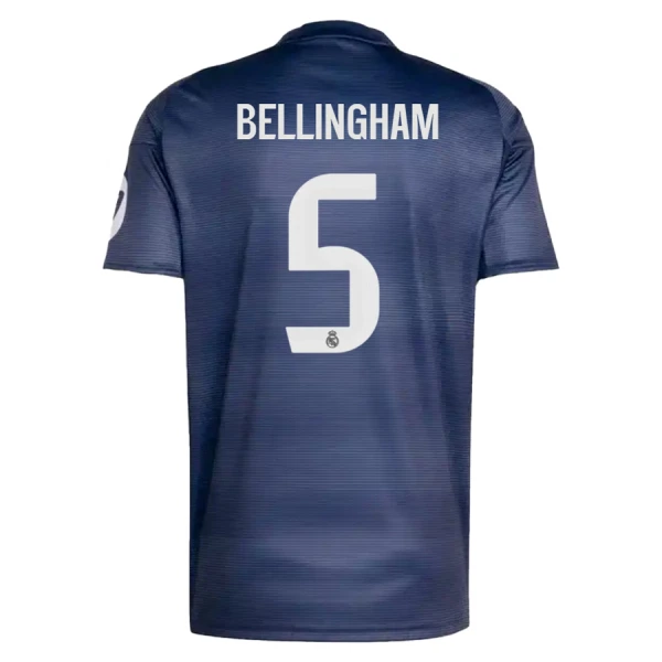 Real Madrid Bellingham 5 Fodboldtrøje Herre Udebane 25/26 Real Madrid Bellingham 5 Fodboldtrøje Herre Udebane 25/26