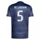 Real Madrid Bellingham 5 Fodboldtrøje Herre Udebane 25/26 Real Madrid Bellingham 5 Fodboldtrøje Herre Udebane 25/26